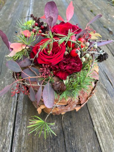 Kugel aus Blüten